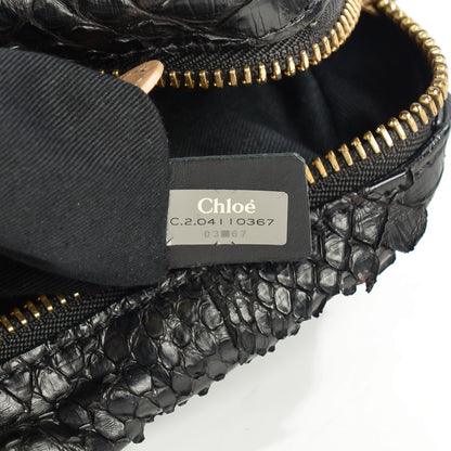 Chloe Python Large Paraty Black 8 of 8