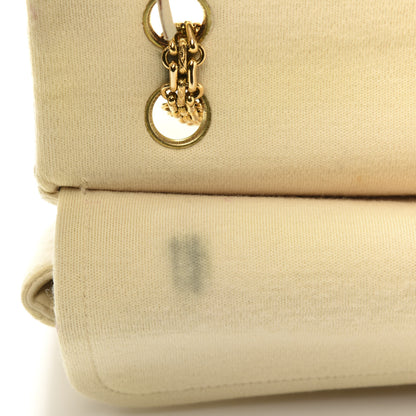 Chanel Jersey Quilted Medium Double Flap Beige 13 of 18