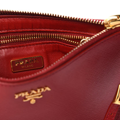 Prada Saffiano Clutch Wristlet Fuoco 6 of 6