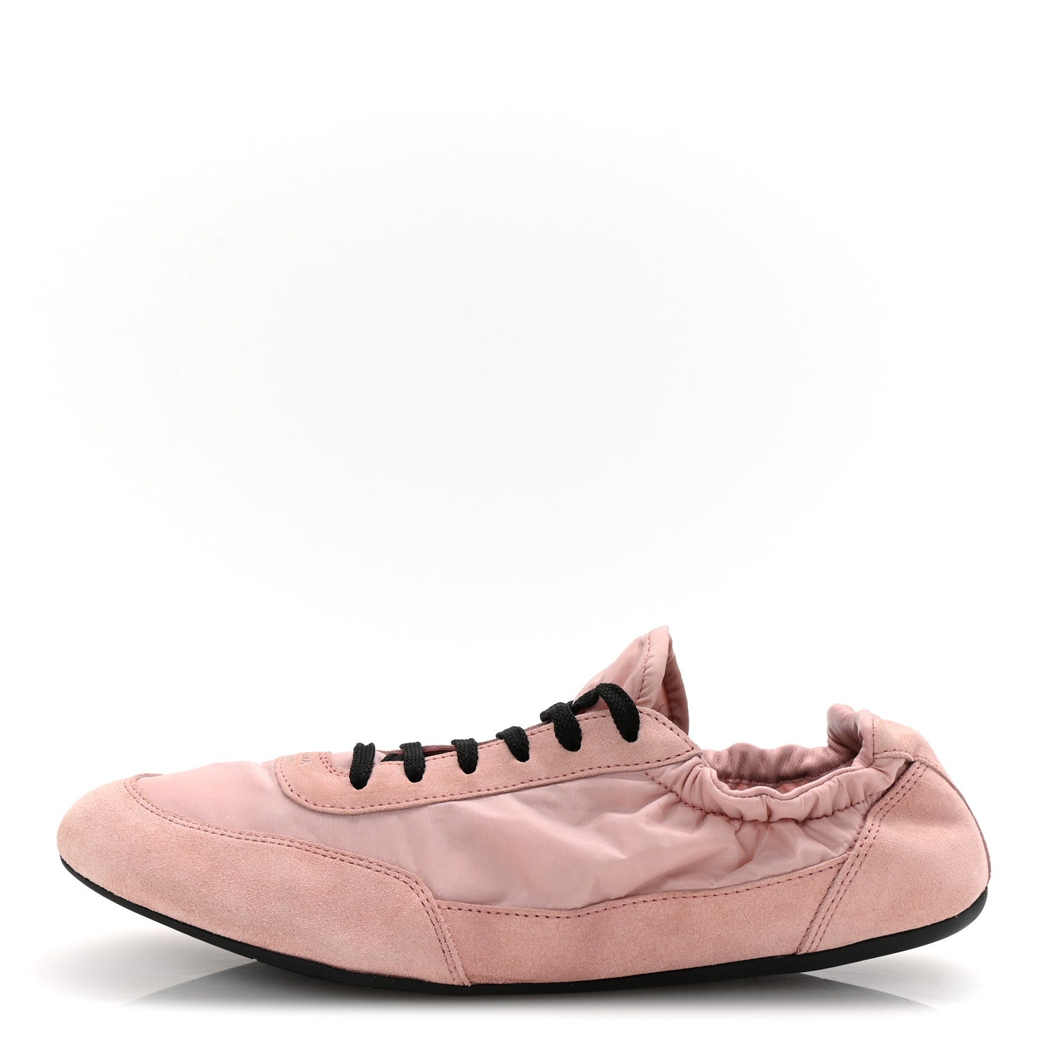 Prada Re-Nylon Suede Collapse Sneakers 40 Pink 1 of 9