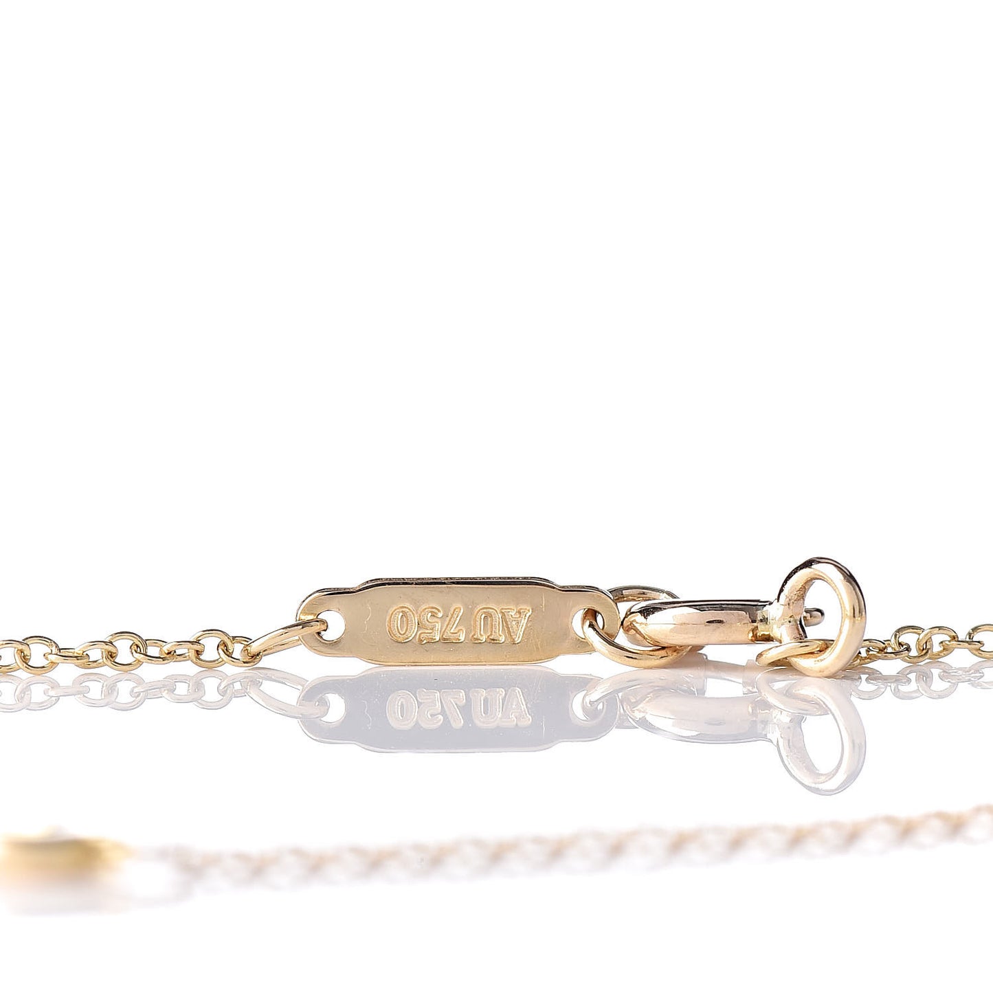 18K Yellow Gold Infinity Endless Bracelet