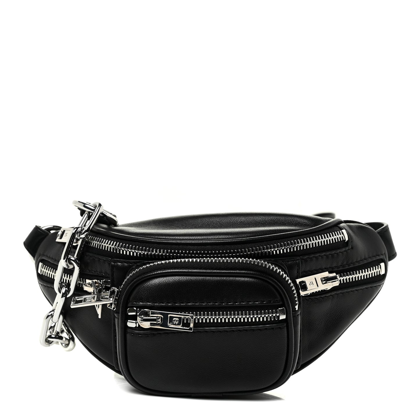 Lambskin Mini Attica Belt Bag Black
