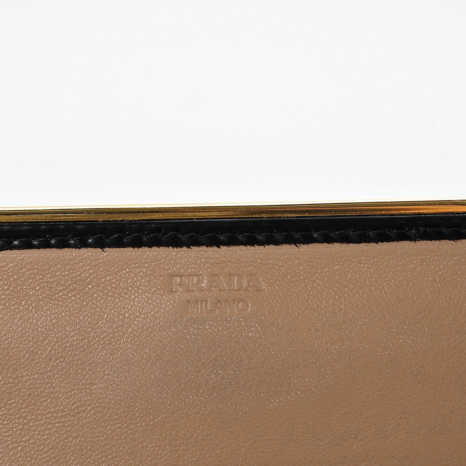 Prada Spazzolato Metal Bar Flap Wallet Nero Black 6 of 8