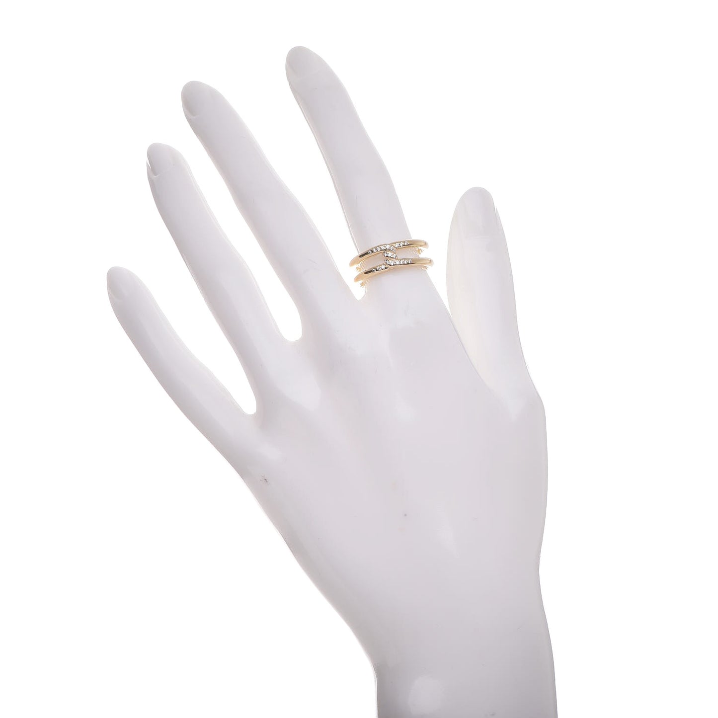 18K Yellow Gold Diamond 6.5mm Continuance Band Ring 52 6