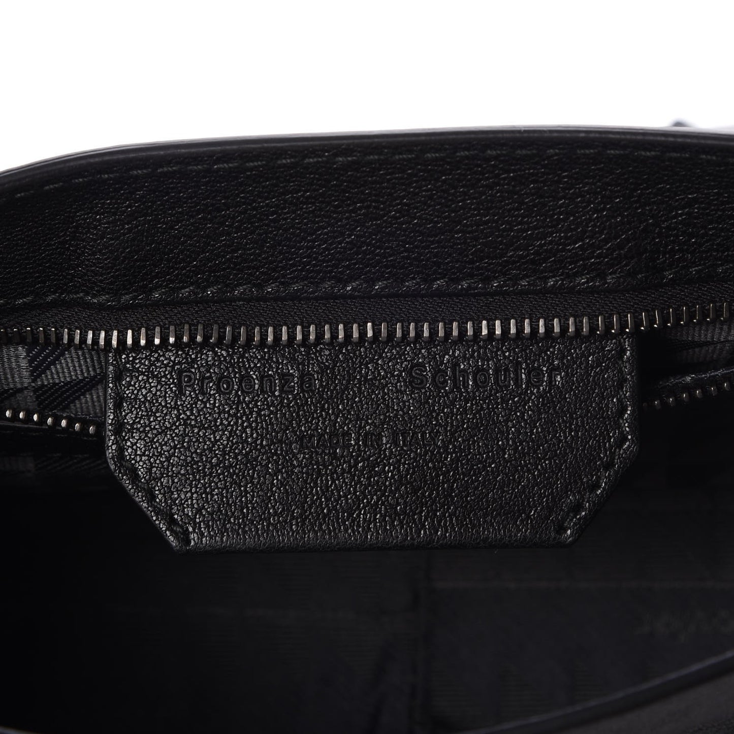 Lambskin PS1 Mini Pouch Messenger Black