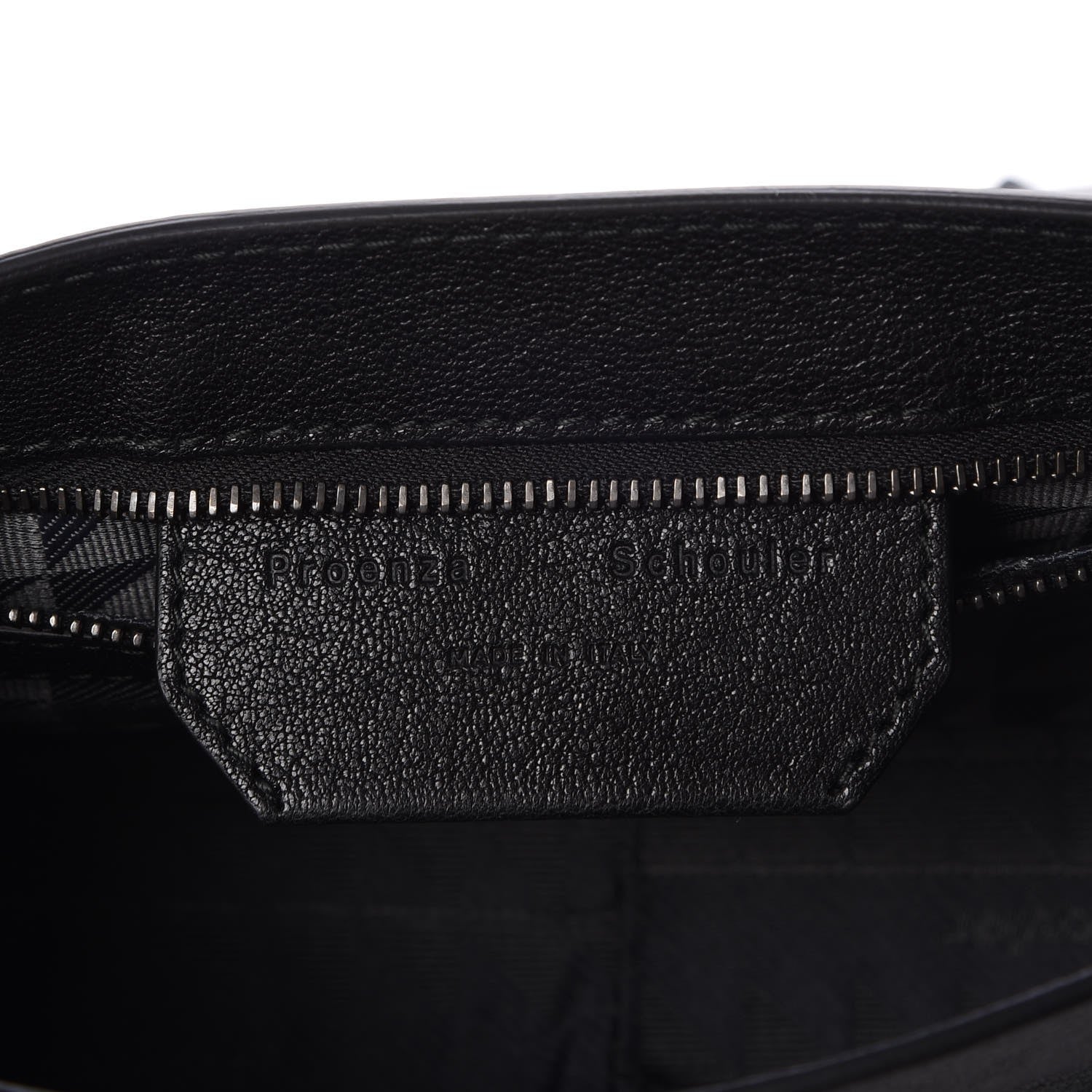Proenza Schouler Lambskin PS1 Mini Pouch Messenger Black 6 of 7