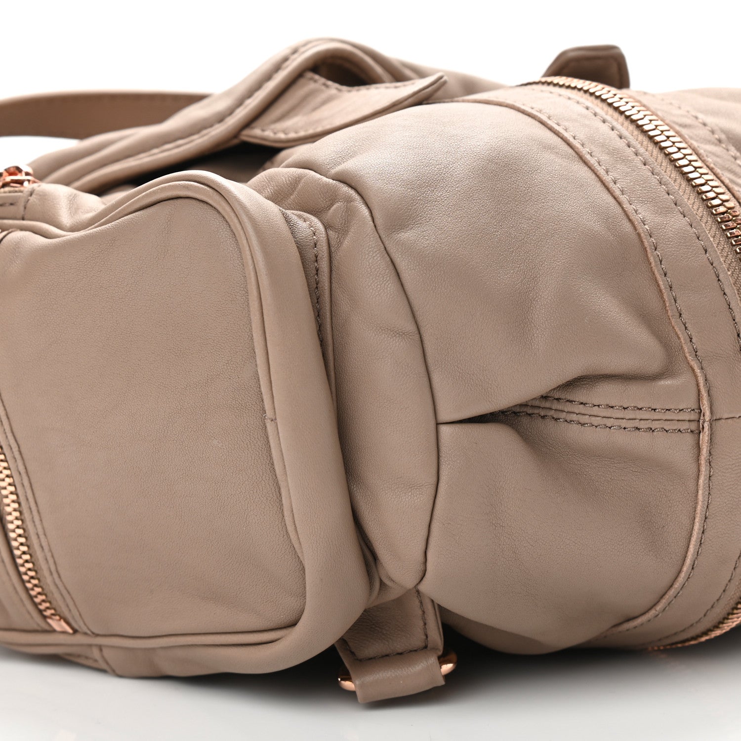 Alexander Wang Lambskin Mini Marti Backpack Latte Rose Gold Hardware 8 of 9