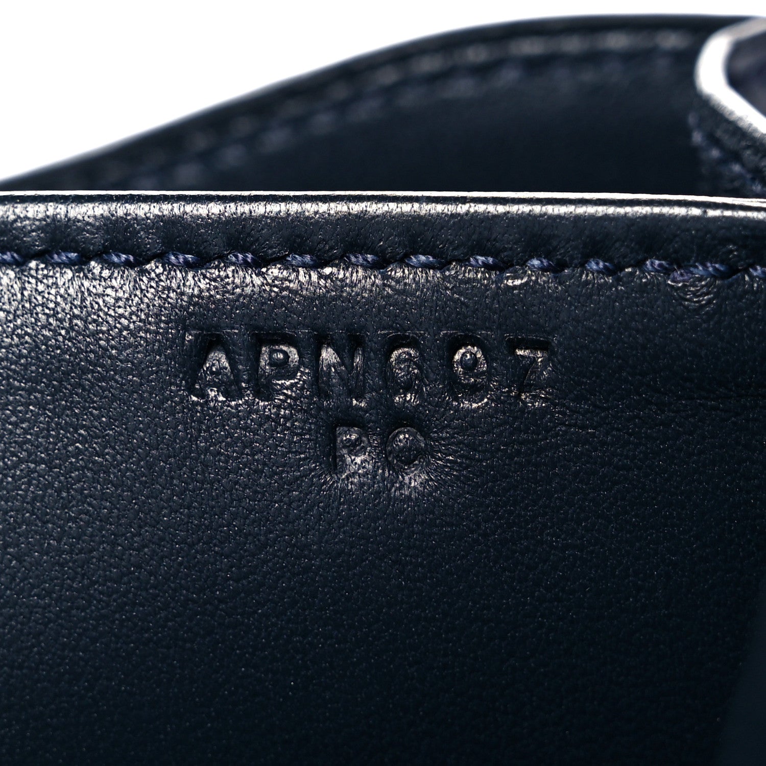 Hermes Shiny Alligator Lizard Constance 18 Bleu Marine Ombre 7 of 13