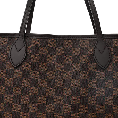 Louis Vuitton Damier Ebene Neo Neverfull MM Rose Ballerine 8 of 12