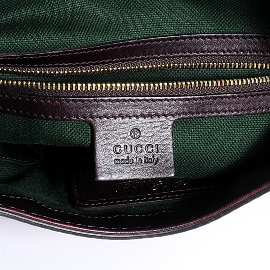 Gucci Leather 1921 Medium Shoulder Bag Cherry 7 of 8