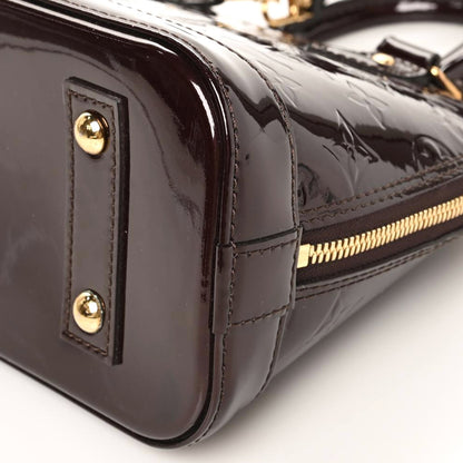Louis Vuitton Vernis Alma BB Amarante 6 of 10