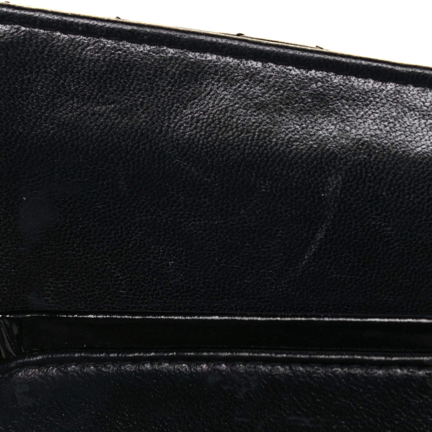 Chanel Patent Quilted Medium Double Flap So Black 12 of 13