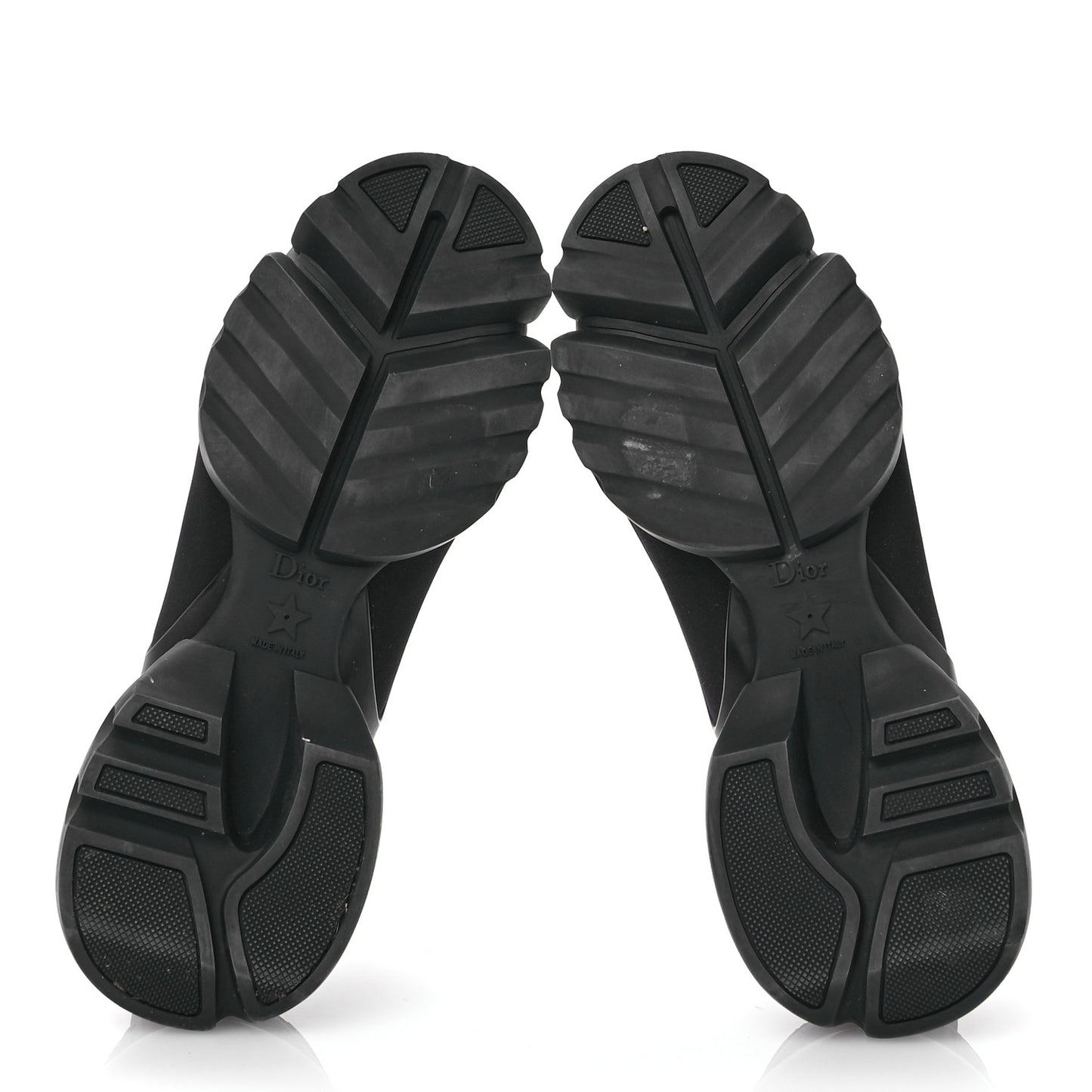 Neoprene Rubber Womens D-Connect Sneakers 37.5 Black