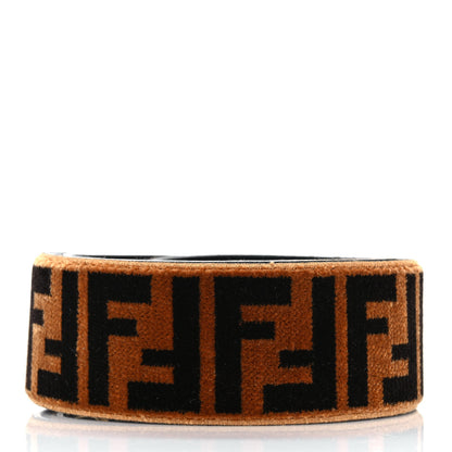 Fendi Velvet Tapestry FF Strap You Tobacco 2 of 5