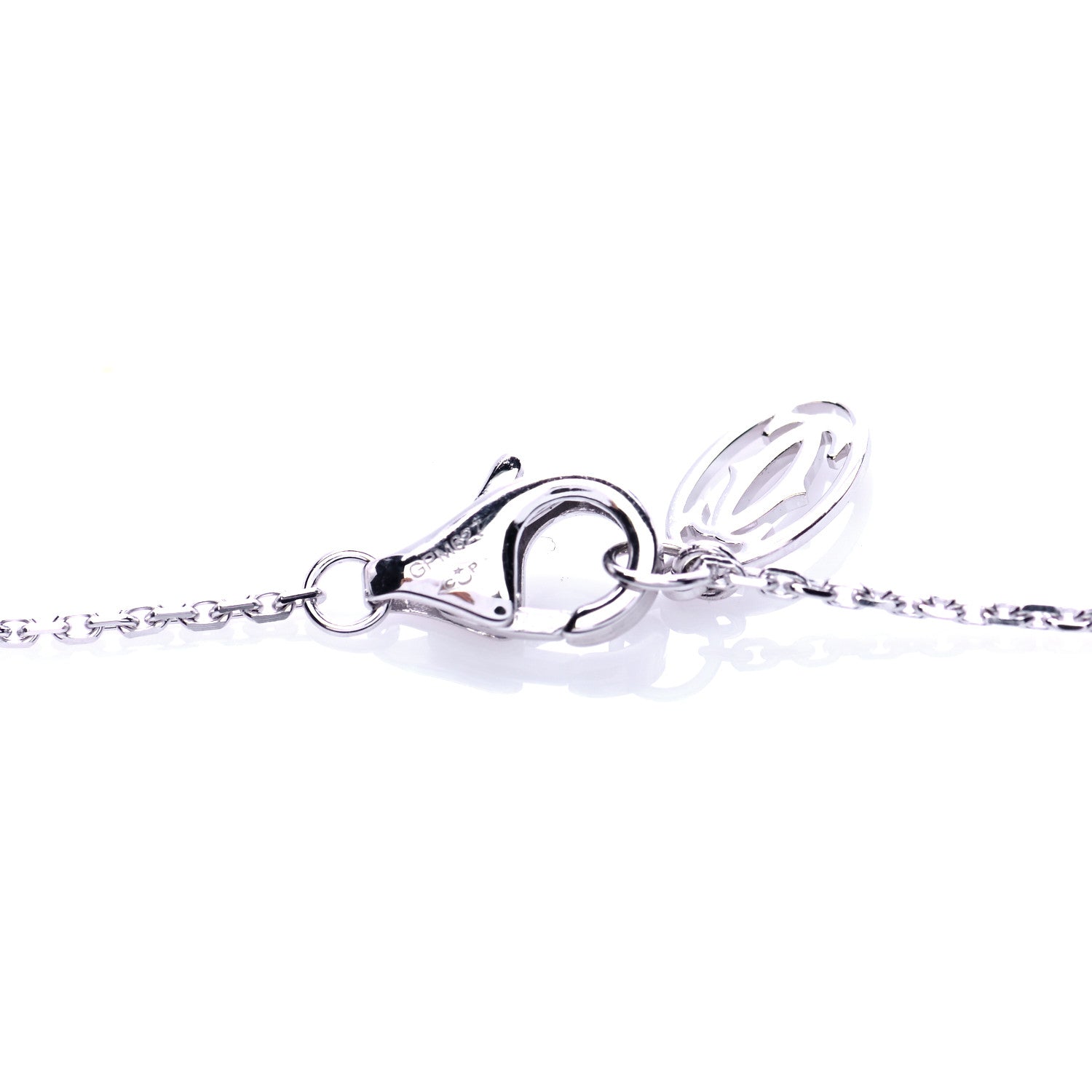 Cartier 18K White Gold Diamond XS D'Amour Pendant Necklace 4 of 5