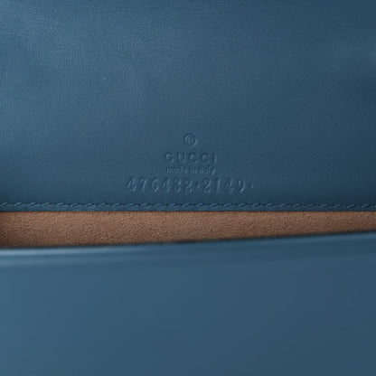 Gucci Velvet Super Mini Dionysus Shoulder Bag Pavone Cyan 8 of 9