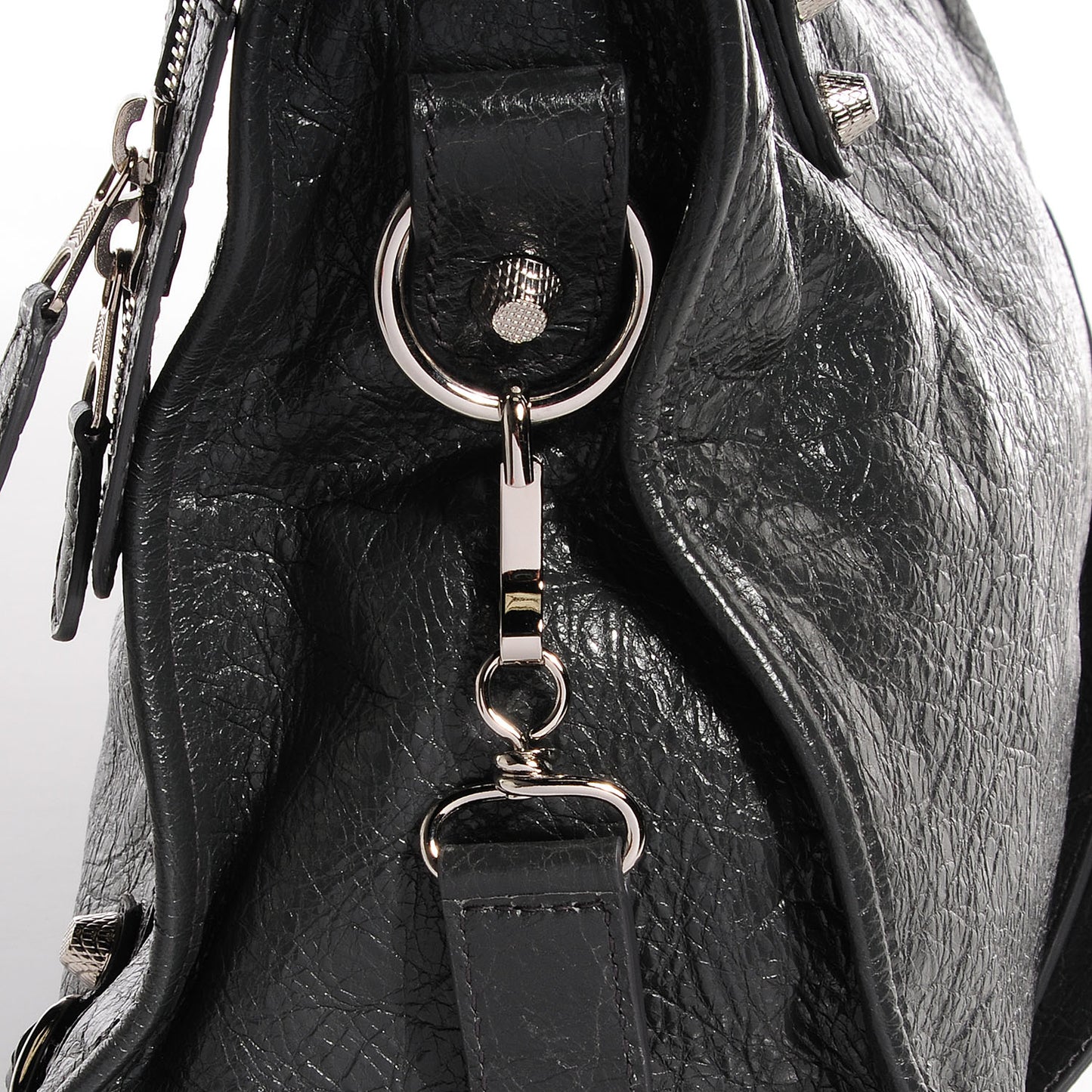 Agneau Giant 12 Silver Hardware City Gris Fossile