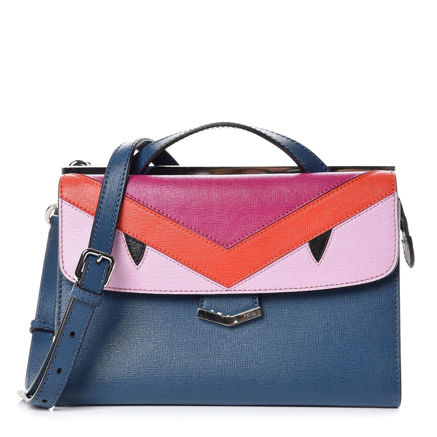 Vitello Elite Monster Mini Demi Jour Shoulder Bag Multicolor