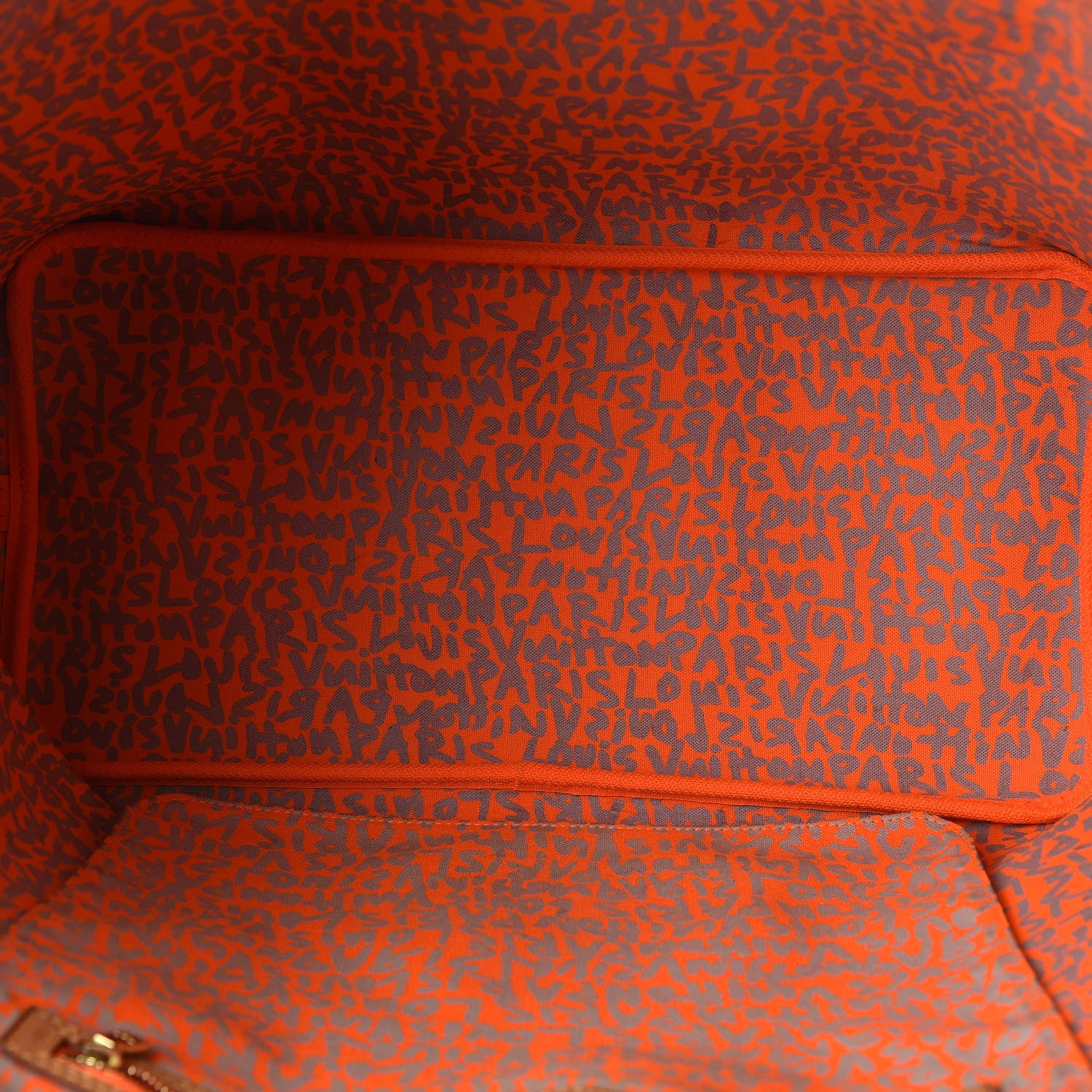 Louis Vuitton Monogram Graffiti Neverfull GM Orange 5 of 12