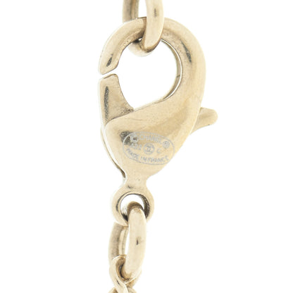 Chanel Crystal CC Chain Necklace Gold 7 of 7