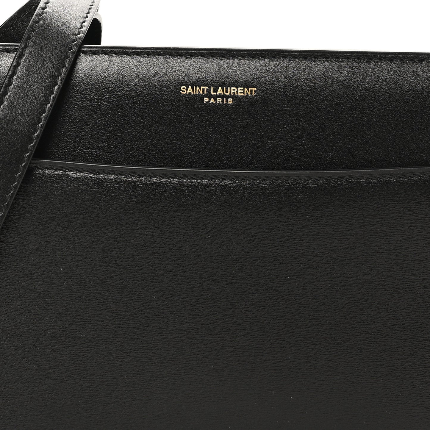 Calfskin Reverse Satchel Black