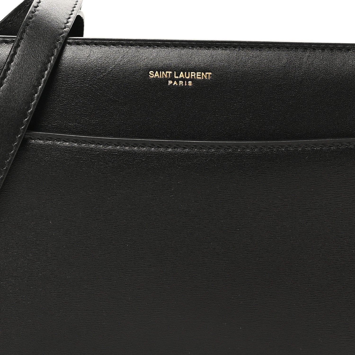 Saint Laurent Calfskin Reverse Satchel Black 8 of 10