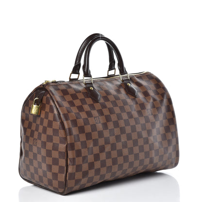 Louis Vuitton Damier Ebene Speedy 35 3 of 8