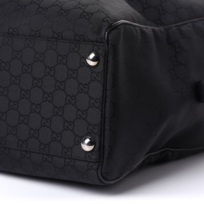 Gucci Nylon Monogram Large Duffle Bag Black 11 of 11