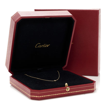 Cartier 18K Yellow Gold Diamond XS D'Amour Pendant Necklace 6 of 6