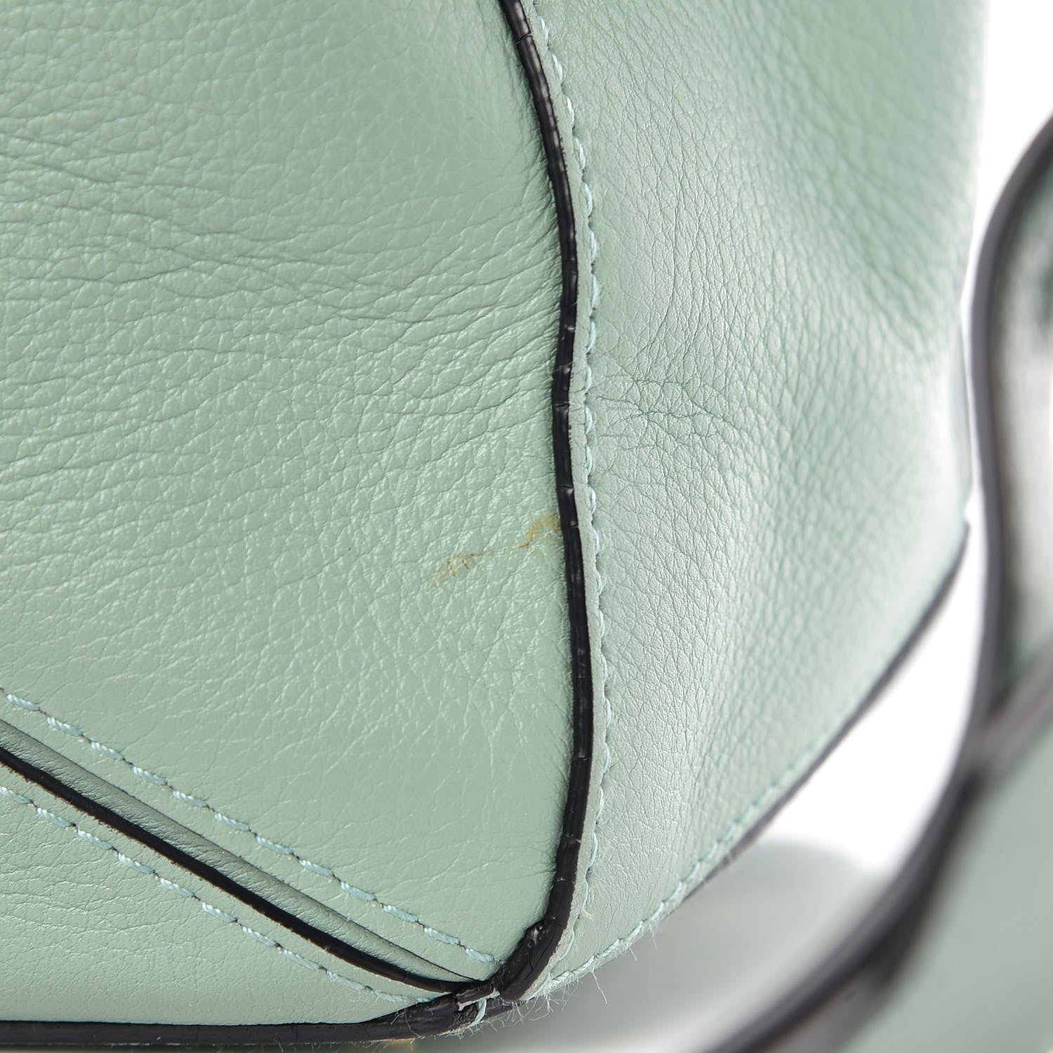 Loewe Calfskin Puzzle Bag Sea Water Green 13 of 17