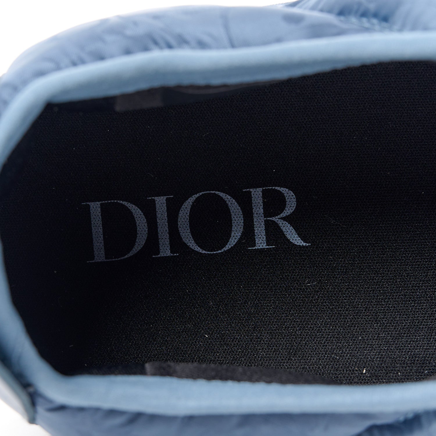 Christian Dior Nylon Oblique Mens Puffy Slippers 42 Blue 7 of 9