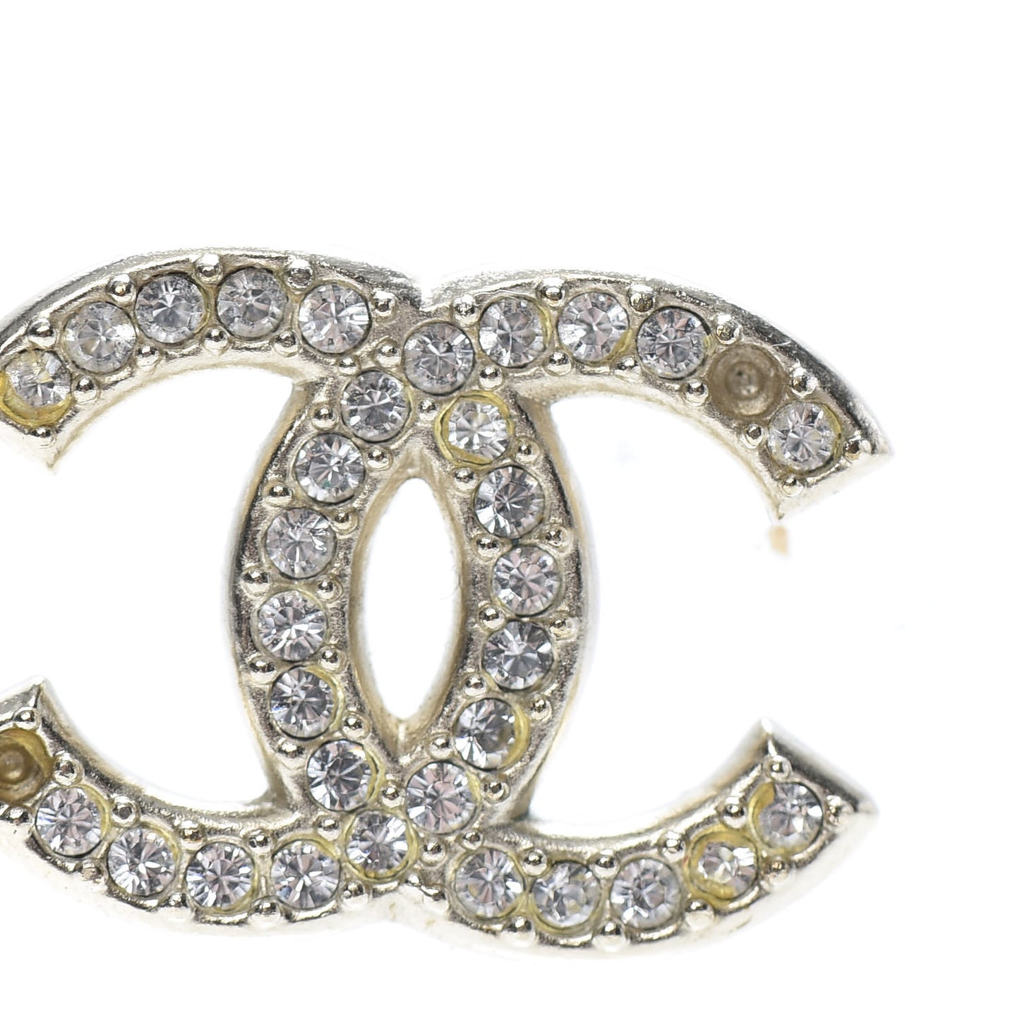 Crystal CC Earrings Gold