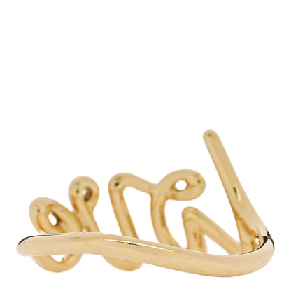 Tiffany 18K Yellow Gold Paloma's Graffiti Love Ring 51 5.75 3 of 5