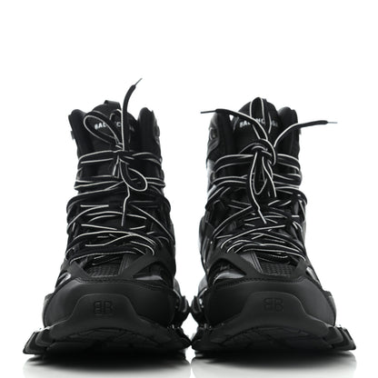 Balenciaga Mesh Nylon Mens Track Hike Sneakers 44 Black 2 of 9