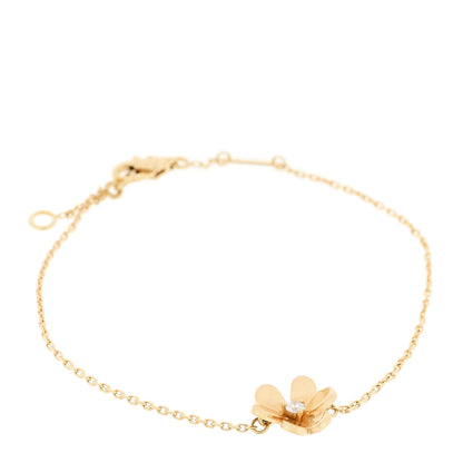Van Cleef & Arpels 18K Yellow Gold Diamond Mini Frivole Bracelet 1 of 5