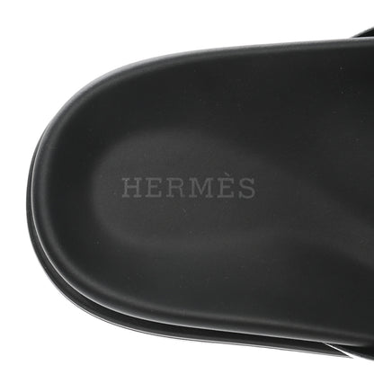 Hermes Nappa Extra Sandals 39 Gris Argent 7 of 9