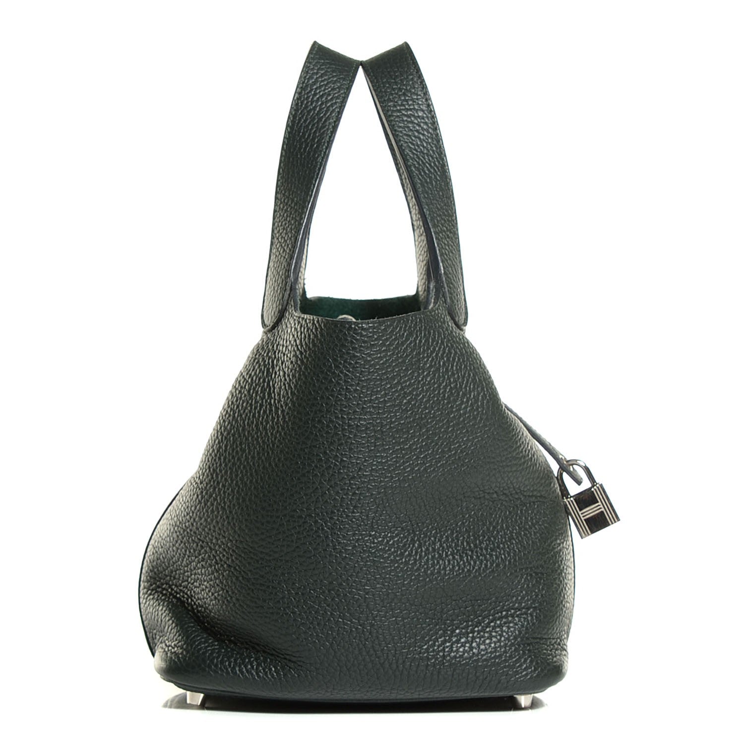 Hermes Taurillon Clemence Picotin Lock 18 Vert Fonce 16 of 30