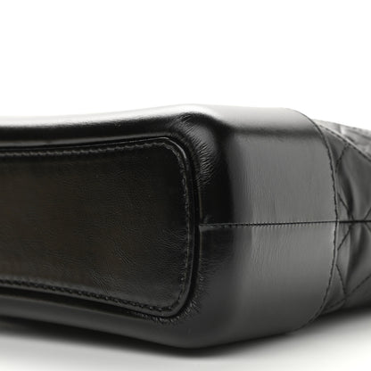 Chanel Aged Calfskin Quilted Medium Gabrielle Hobo Black 9 of 11