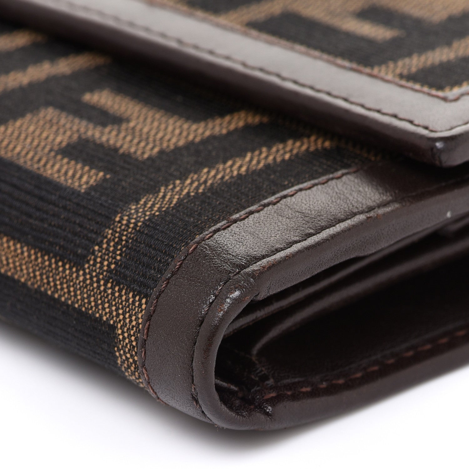 Fendi Zucca Wallet Tobacco 16 of 26