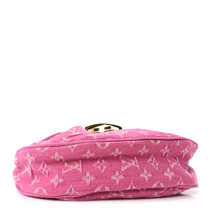 Louis Vuitton Monogram Denim Sunset Washed Pink 4 of 9