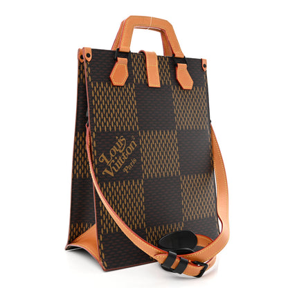 Louis Vuitton x NIGO Giant Damier Ebene Monogram Mini Tote 3 of 10