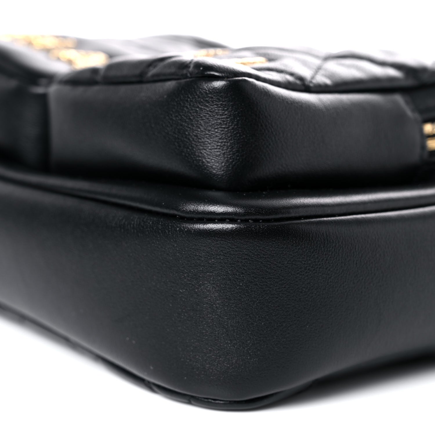 Chanel Calfskin Quilted Small Camera Case Black 9 of 11