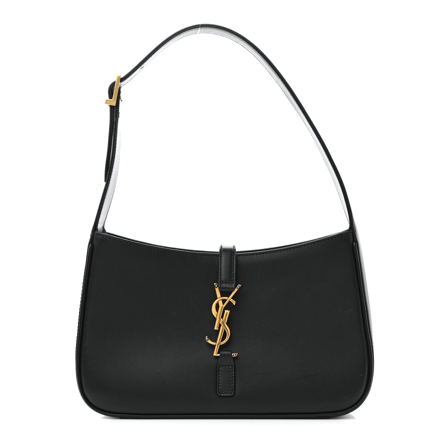 Saint Laurent Smooth Calfskin Le 5 A 7 Hobo Black 1 of 13