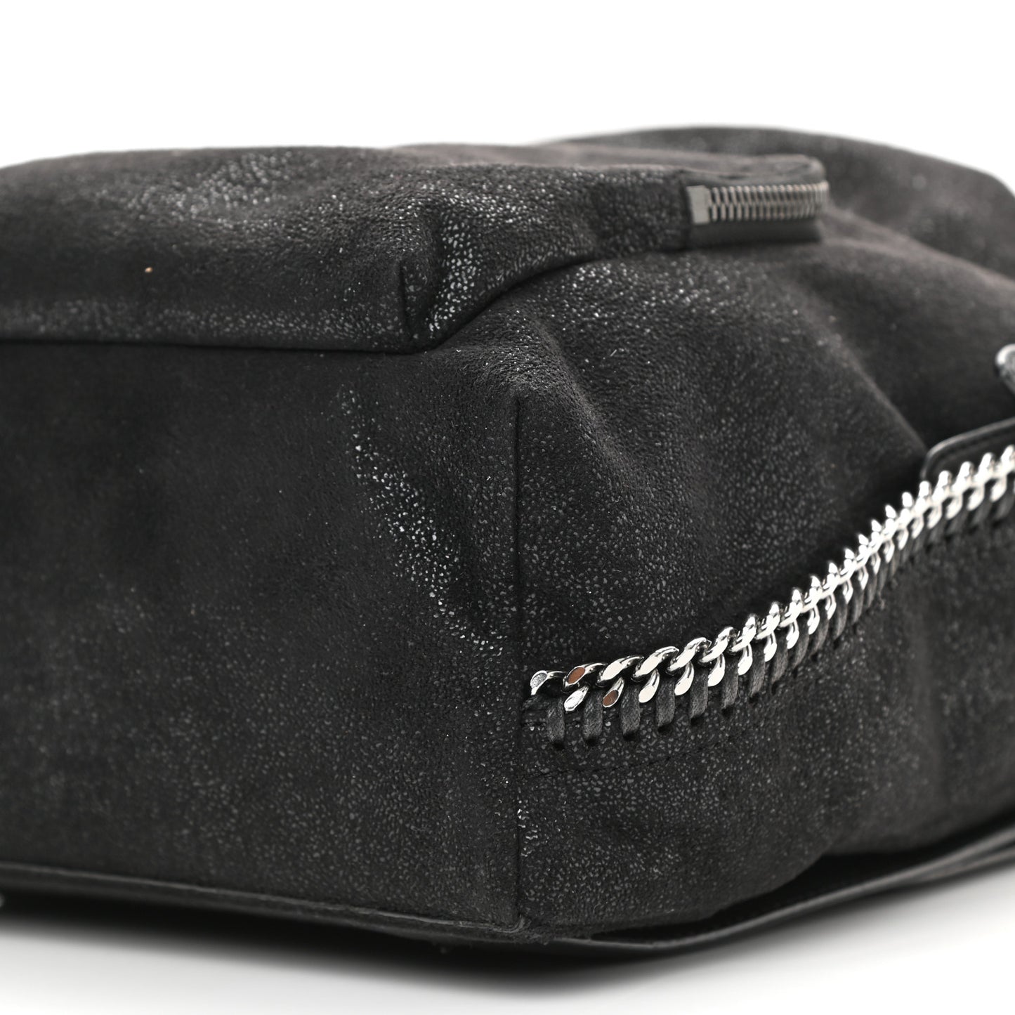 Shaggy Deer Small Falabella Backpack Black