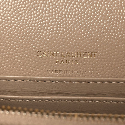 Saint Laurent Grain De Poudre Monogram Kate Belt Bag Dark Beige 5 of 7