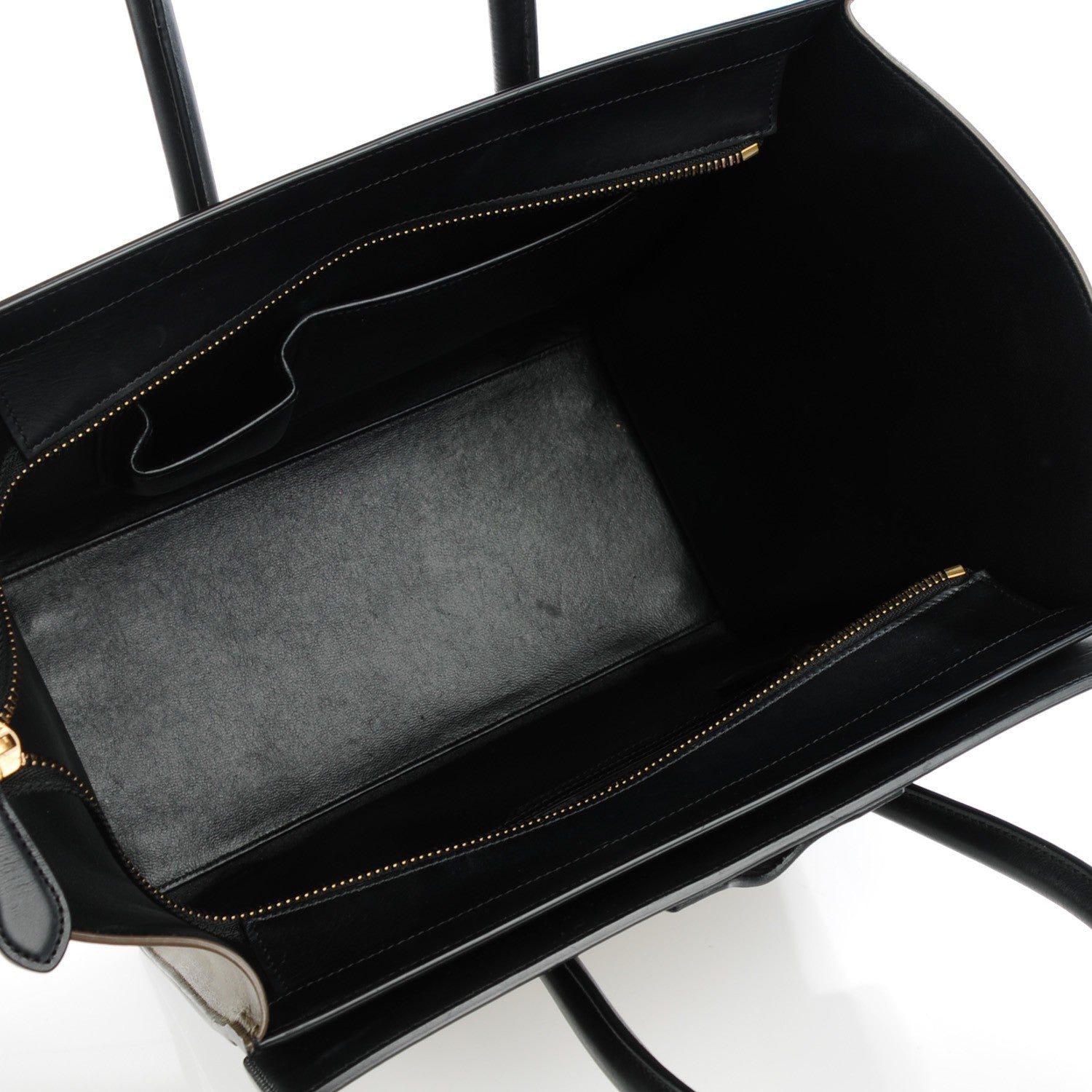 Celine Textured Calfskin Mini Tri-Color Luggage Olive 6 of 8