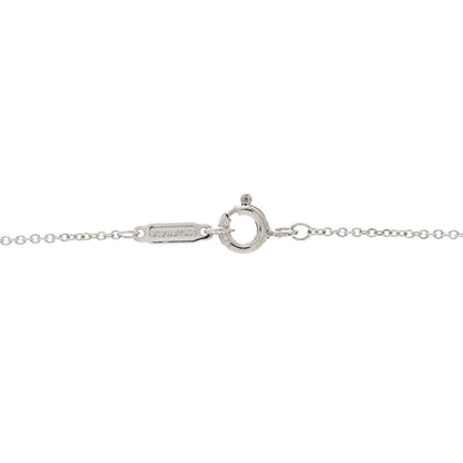 Tiffany Sterling Silver Notes Heart Tag Charm Necklace 6 of 6