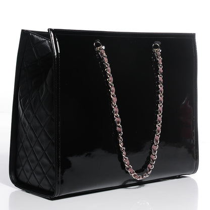 Chanel Vinyl Lipstick Tote Black 3 of 8