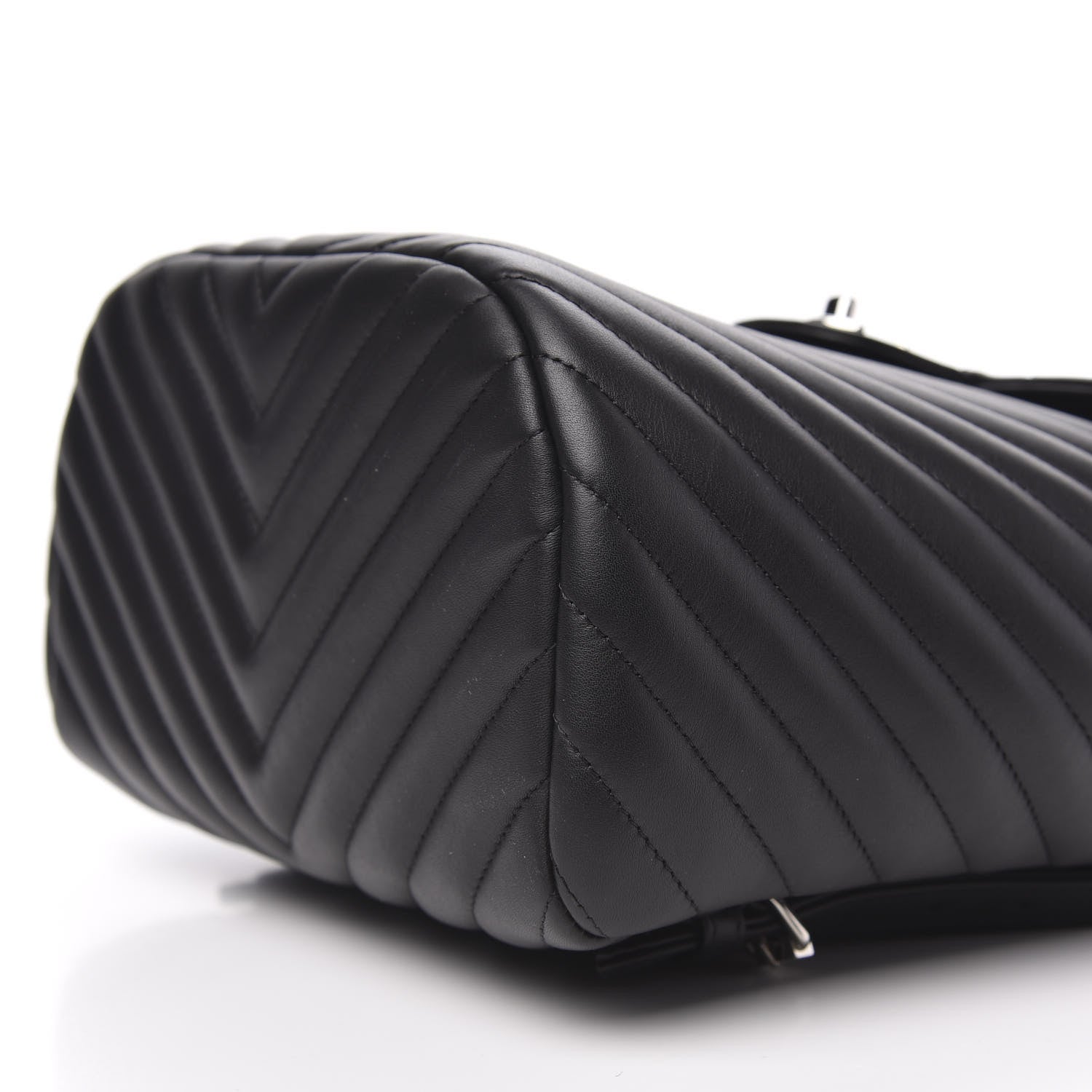 Chanel Calfskin Chevron Quilted Small Urban Spirit Backpack Black 5 of 8