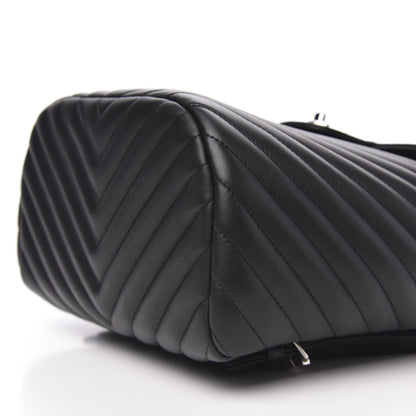Chanel Calfskin Chevron Quilted Small Urban Spirit Backpack Black 5 of 8
